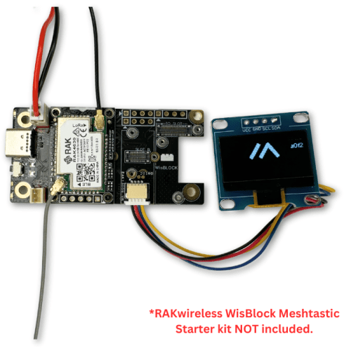 Solderless OLED Kit for RAKwireless WisBlock 2